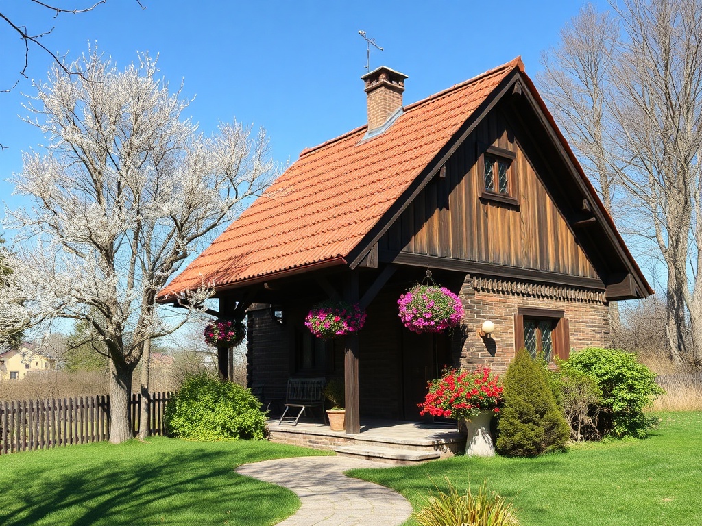 Особенности монтажа кровли из металлочерепицы на брусовом доме