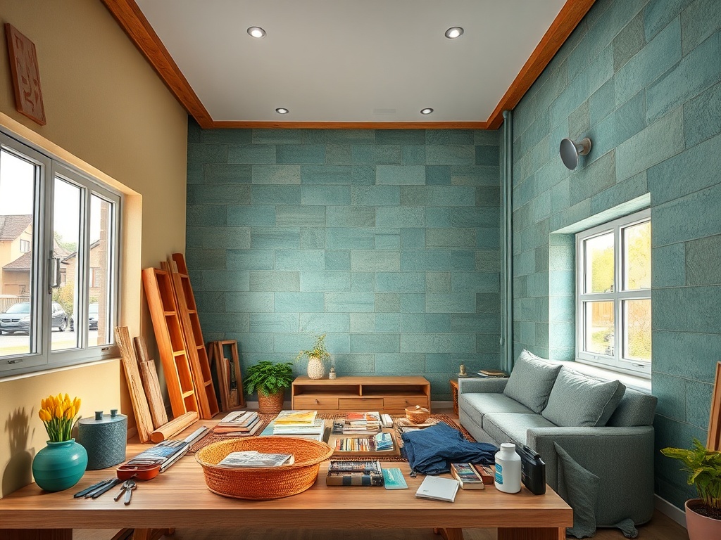 Как интегрировать акцентную стену из кирпича или камня в интерьер из бруса Как интегрировать акцентную стену из кирпича или камня в интерьер из бруса